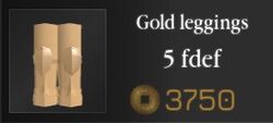 Gold leggings shop photo